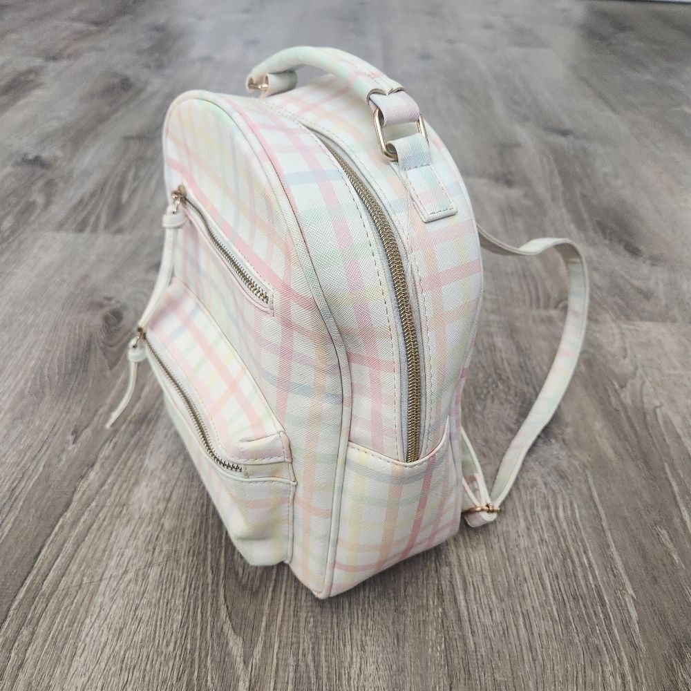Multi-Color Under One Sky Women's Small Backpack Bag Zipper Pockets Strap Handle - Picture 3 of 13